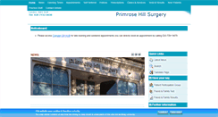 Desktop Screenshot of primrosehillsurgery.co.uk